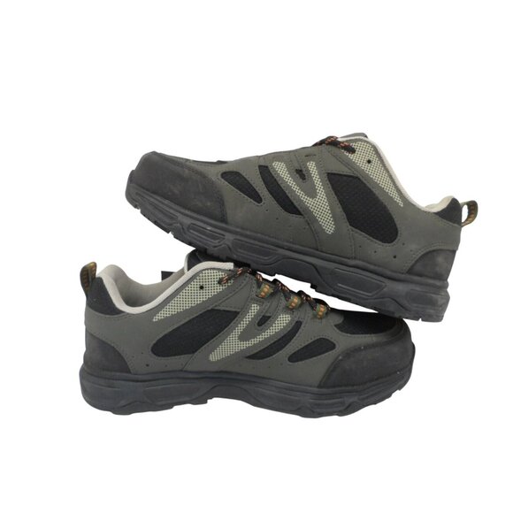 AGGRESSOR Mens Low-Cut Steel Toe Steel Plate Safety Hiking Shoes Grey Size 8.5M - Picture 7 of 9